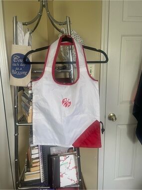 Chick-fil-A White & Red Foldable Tote Bag